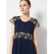 Нічна сорочка Cotpark   2XL,3XL,4XL,5XL темно-синій 13596-В